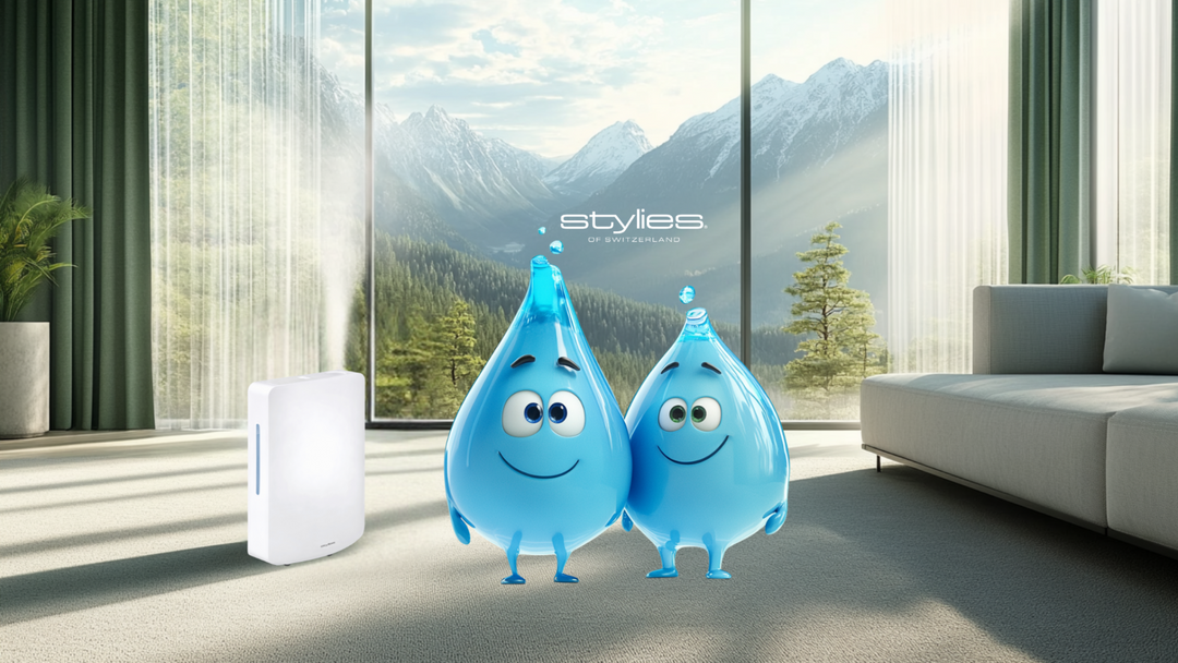 STYLIES® SORGT FÜR OPTIMALES RAUMKLIMA | 10-Tipps zum Luft befeuchten - STYLIES® ENSURES AN OPTIMAL ROOM CLIMATE | 10 tips for humidifying the air