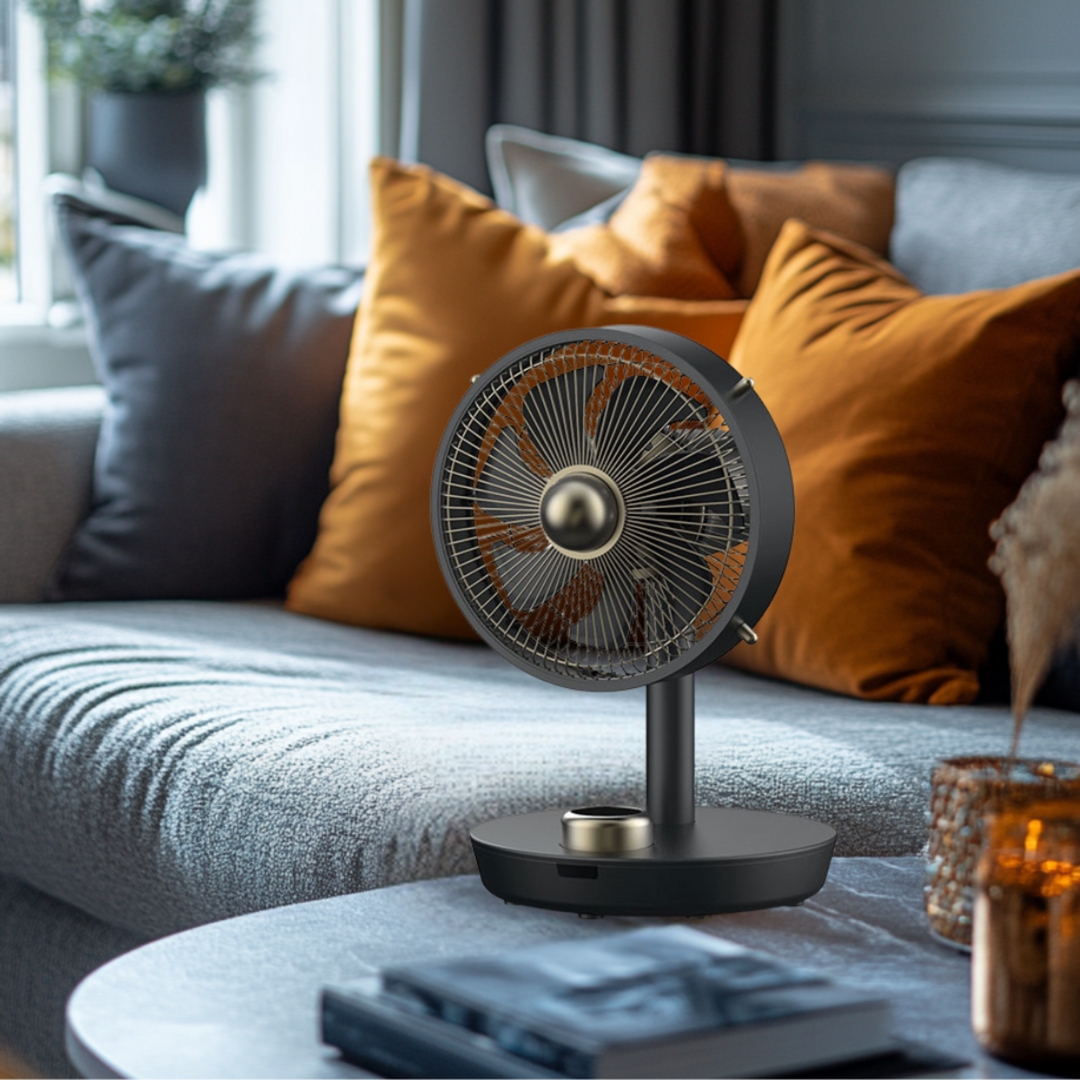 Stylies Ventilatoren sorgen für eine angenehme Luftverteilung → Verbessert das Raumklima an heissen Tagen → Verhindern stehende Luft → Leise & leistungsstar
