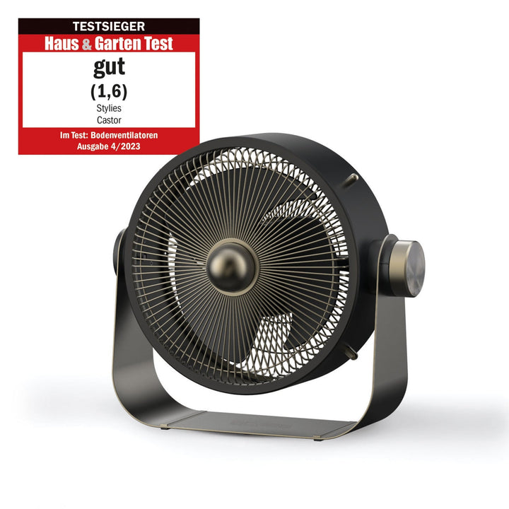 Bodenventilator CASTOR Swiss - Design Metall