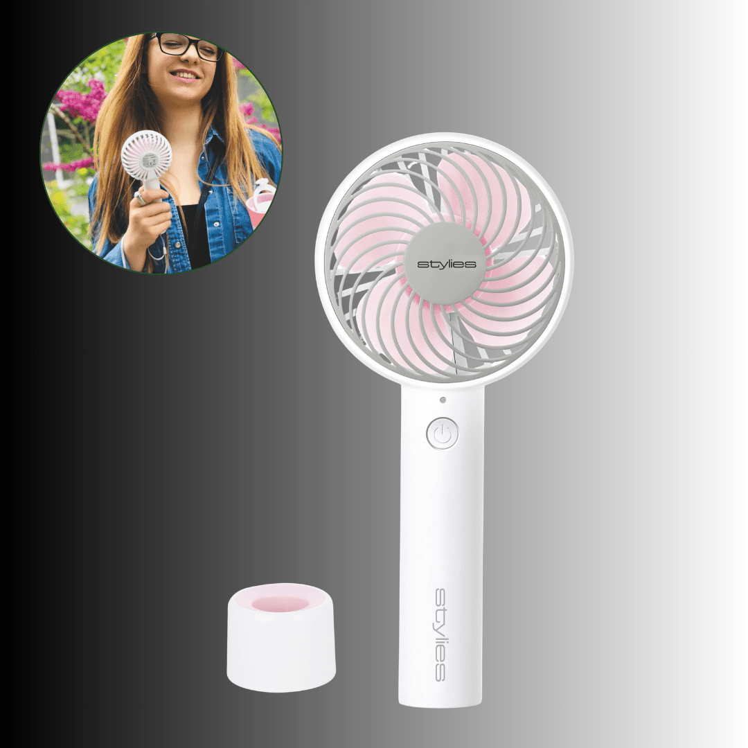 Handventilator LACERTA pink