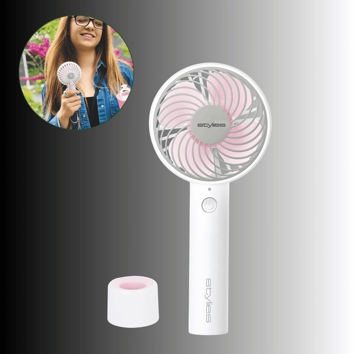 Handventilator LACERTA pink