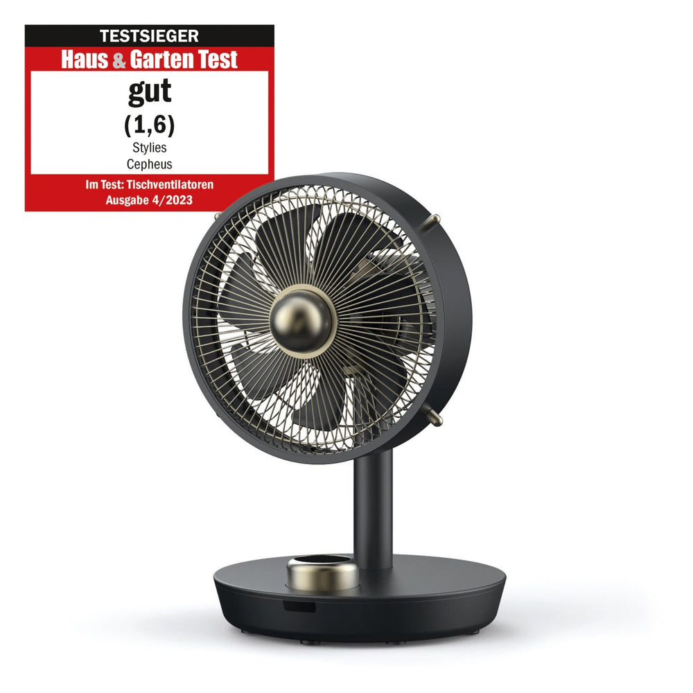 Tischventilator CEPHEUS Swiss - Design Metall