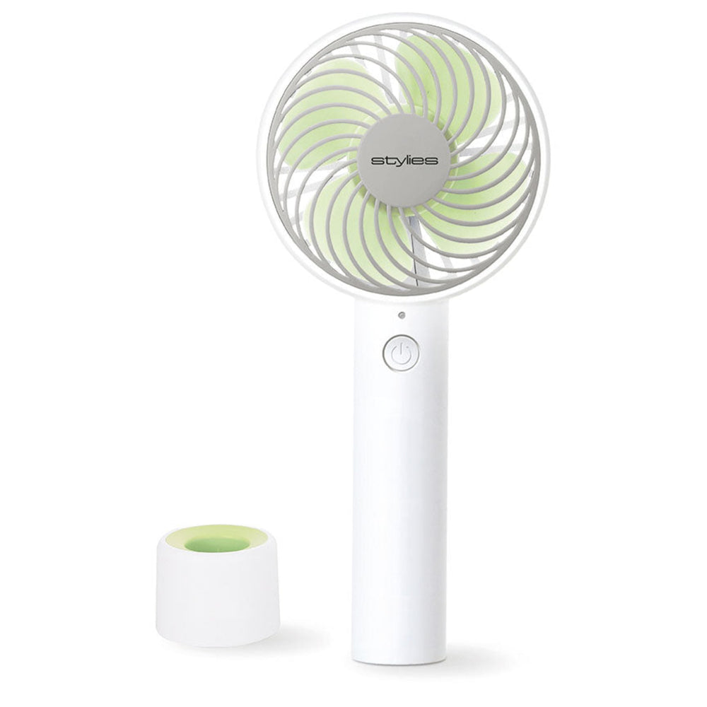 Tischventilator LACERTA & mobiler Handy - Fan grün