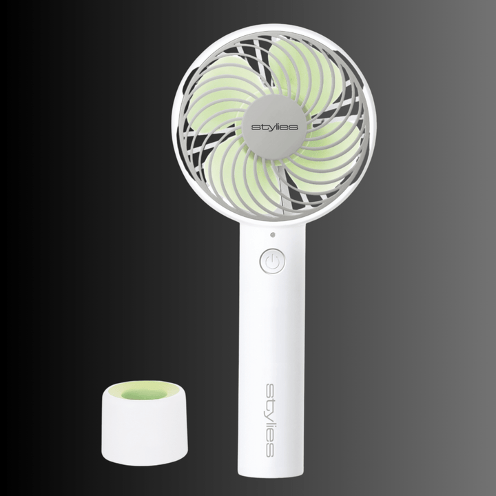 Tischventilator LACERTA & mobiler Handy - Fan grün