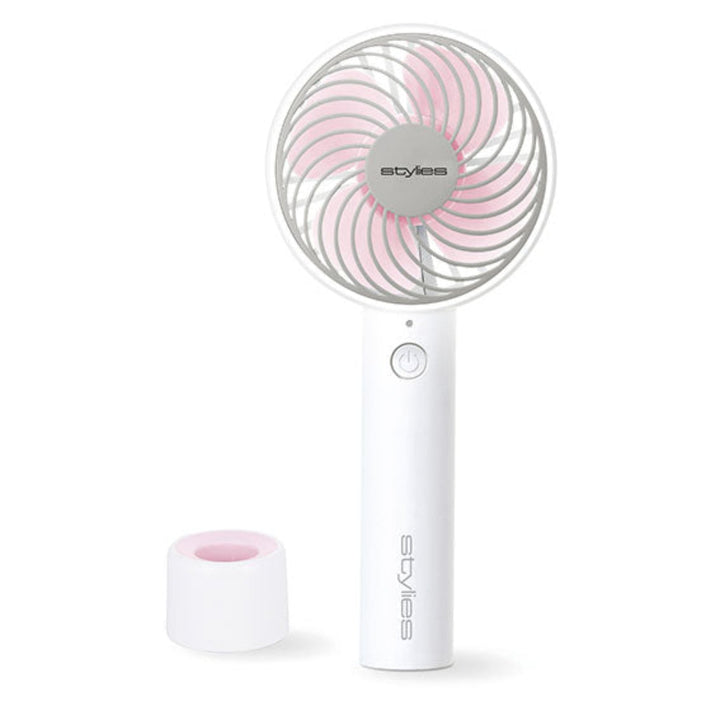 Tischventilator LACERTA & mobiler Handy - Fan pink